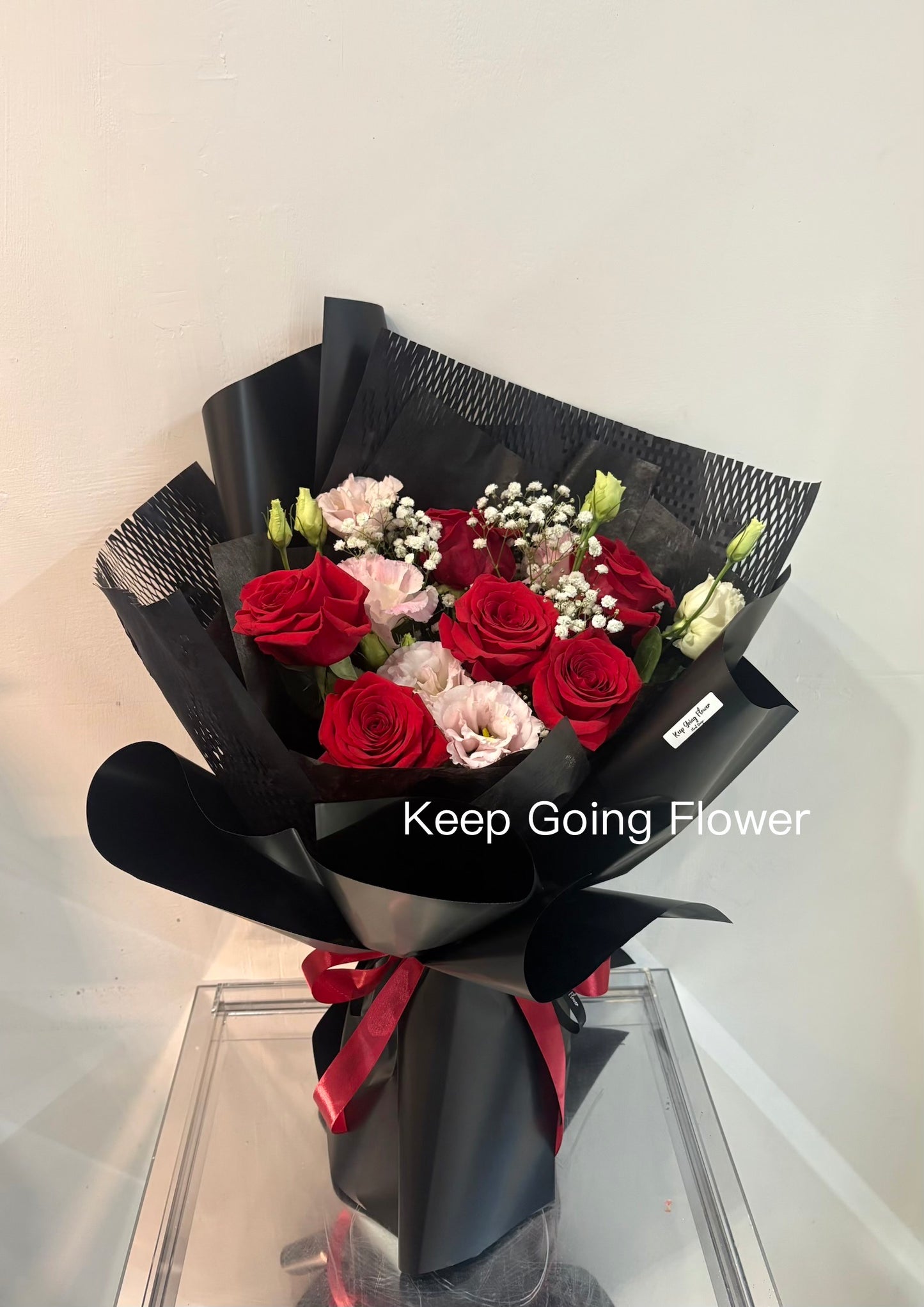 ▌F-EP-032 ▌鮮花-緋夜之吻-精緻花束