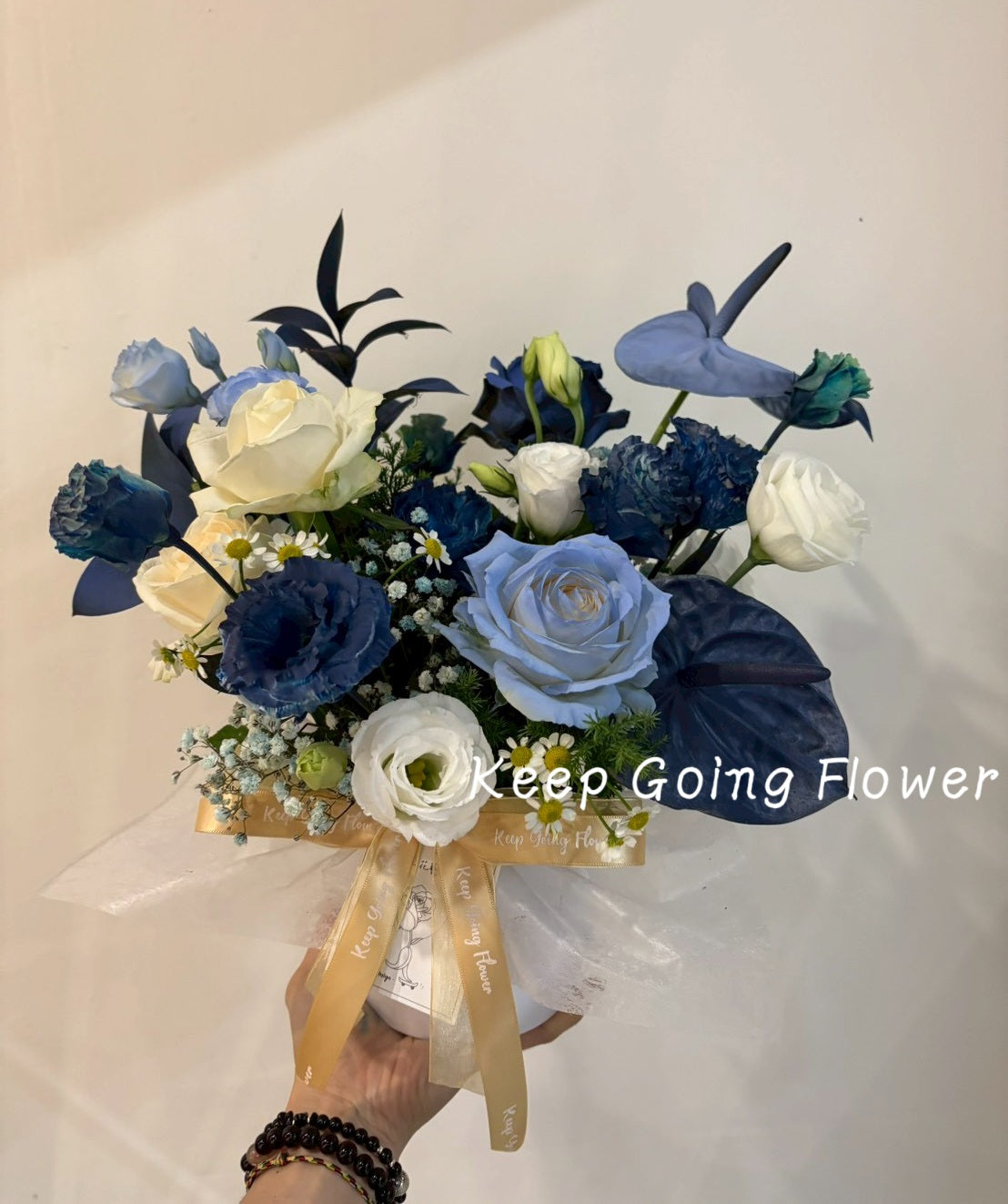 ▌FET-021 ▌鮮花-漸藍之境精緻桌花