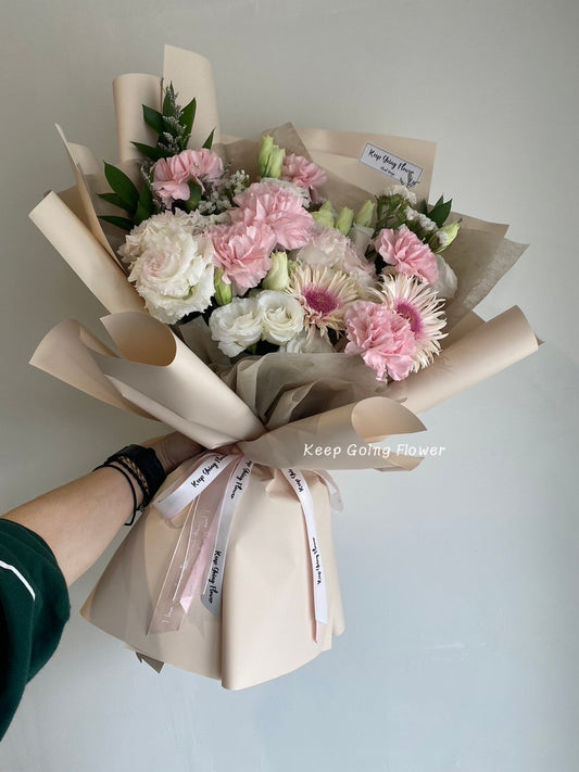 ▌FEPB-014 ▌鮮花-柔光粉影精緻花束