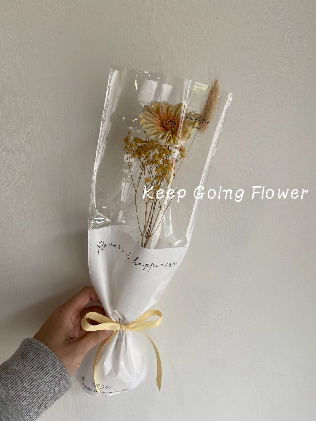 ▌GSS-003 ▌索拉(擴香)花-各色系單朵英文字花束