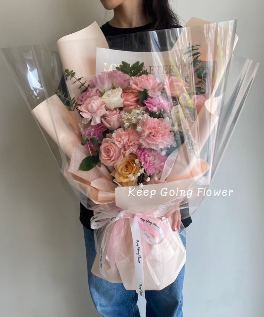 ▌F-EP-011 ▌鮮花-戀戀粉蝶-精緻花束