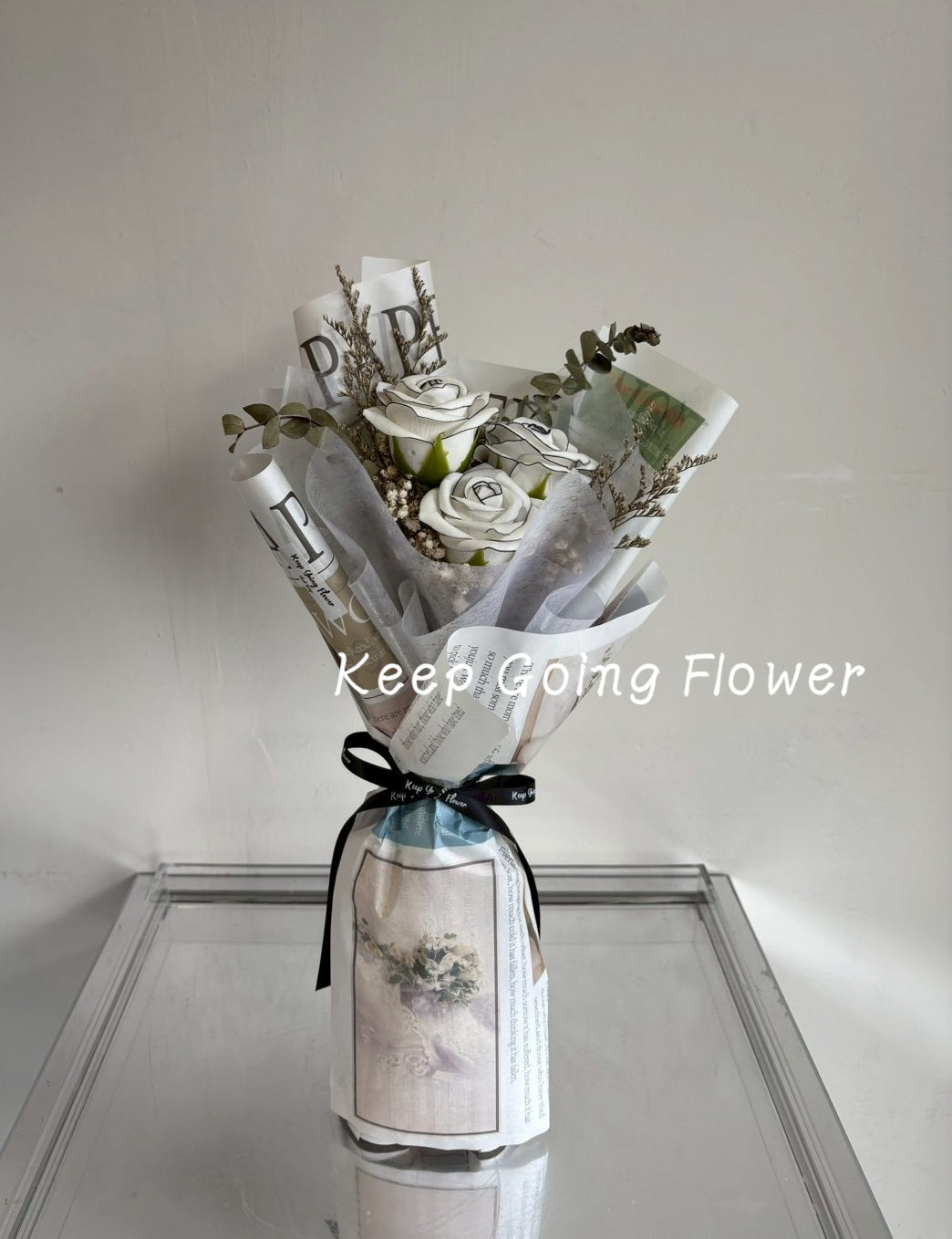 ▌SAEPB-R007 ▌香皂花-香雅玫語(小香風)精緻花束(S)
