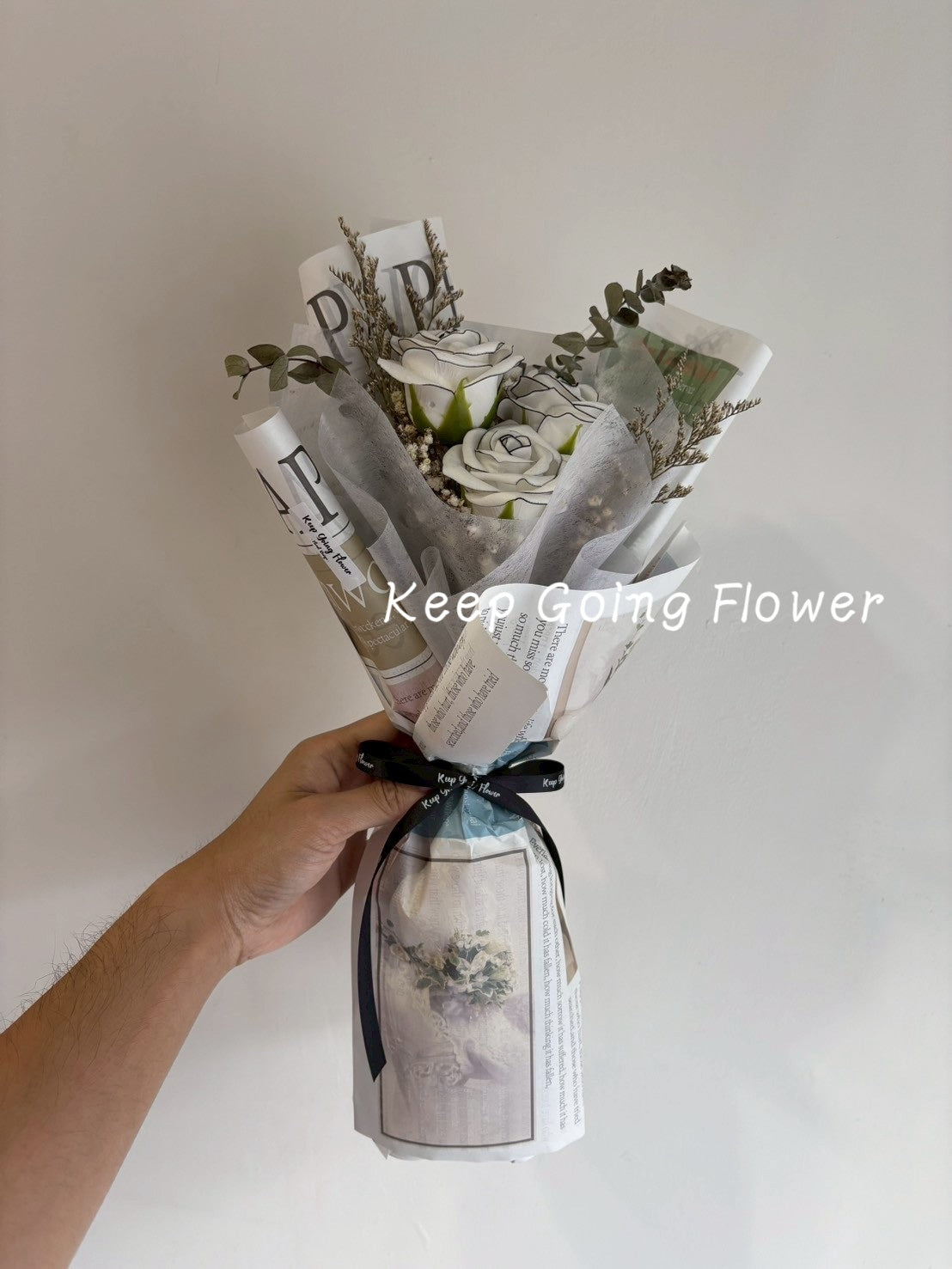 ▌SAEPB-R007 ▌香皂花-香雅玫語(小香風)精緻花束(S)