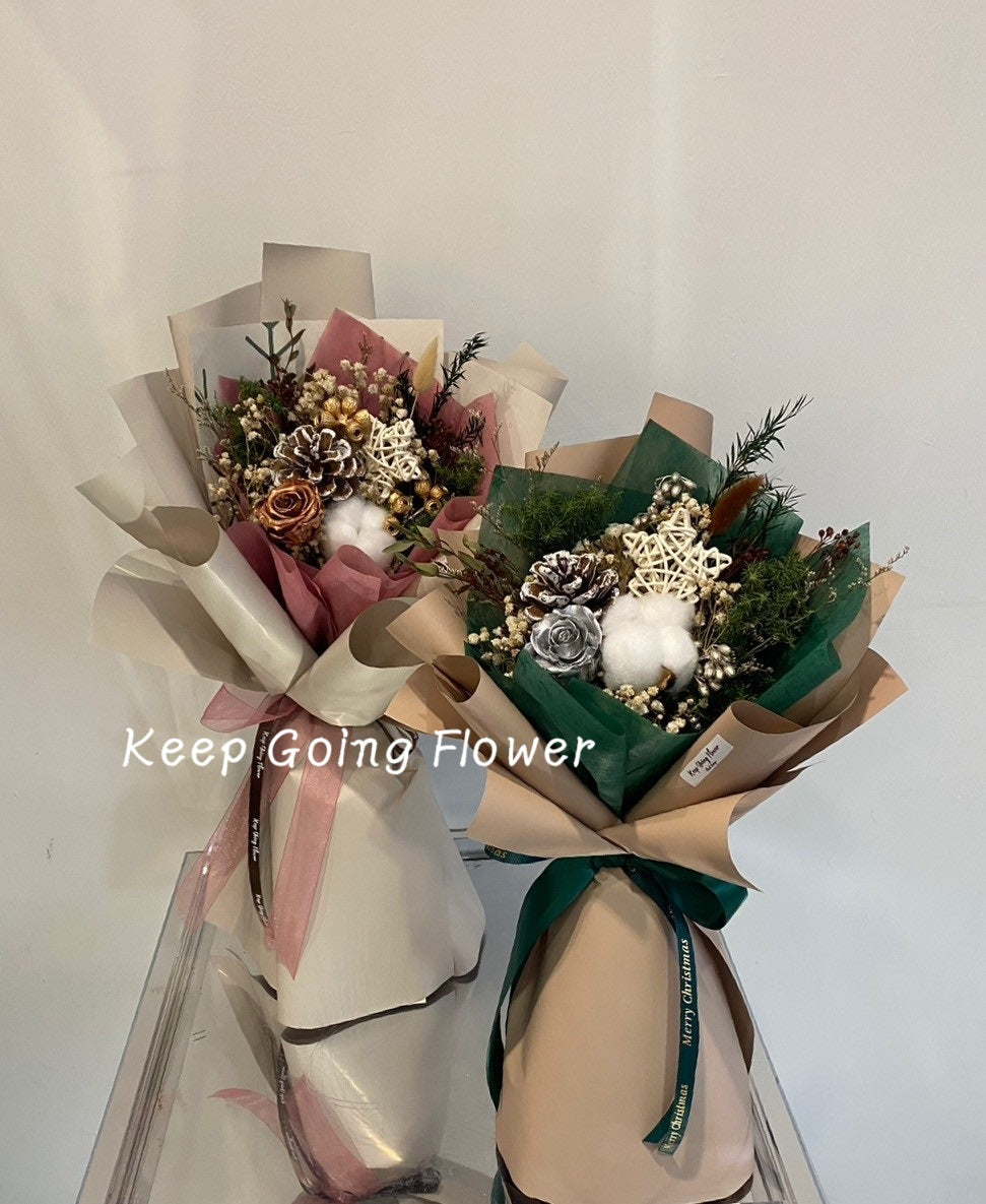 ▌CEPG-006 ▌永生花-聖誕玫瑰精緻花束