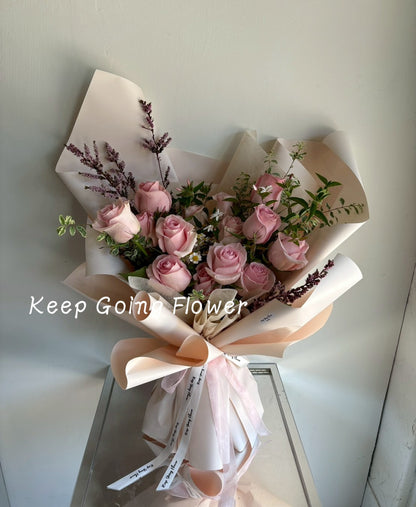 ▌FEPB-031 ▌鮮花-糖色綿語精緻花束
