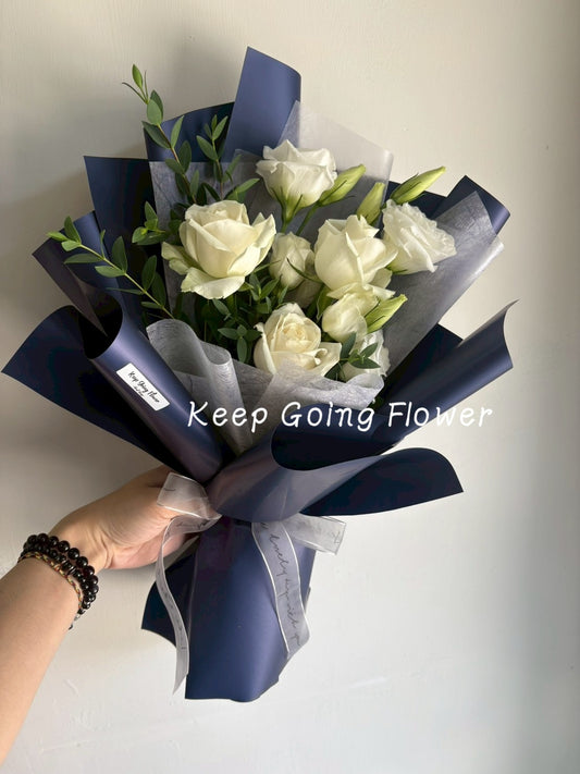 ▌FEPB-030 ▌鮮花-拾光藍夜精緻花束