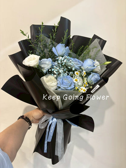 ▌FEPB-033 ▌鮮花-極夜之藍精緻花束