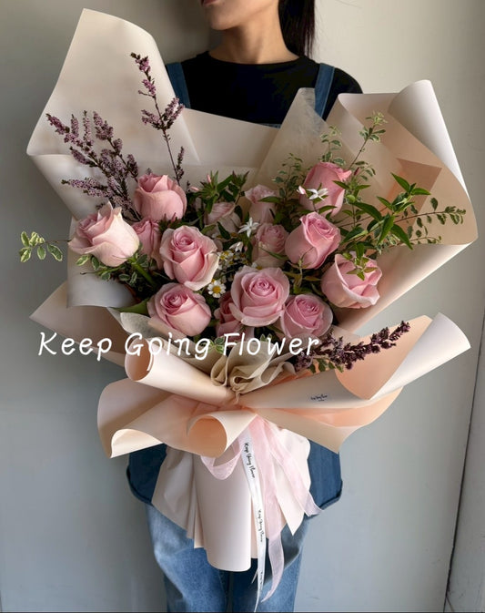 ▌FEPB-031 ▌鮮花-糖色綿語精緻花束