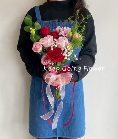 ▌FEB-010 ▌鮮花-緋紅之契精緻捧花