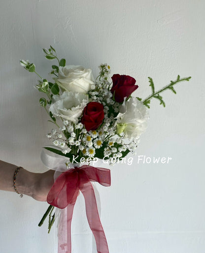 ▌FEB-008 ▌鮮花-赤誓之約精緻捧花