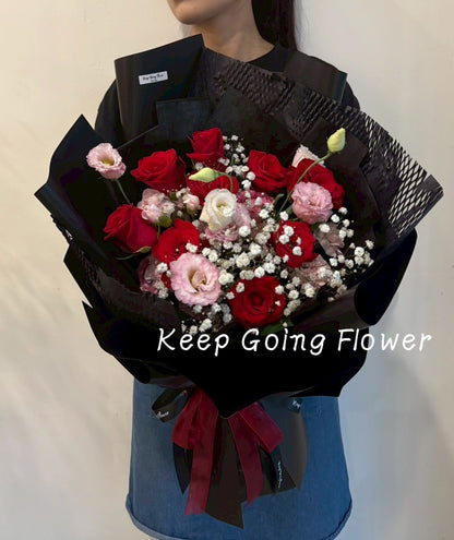 ▌FEPB-032 ▌鮮花-緋夜之吻精緻花束