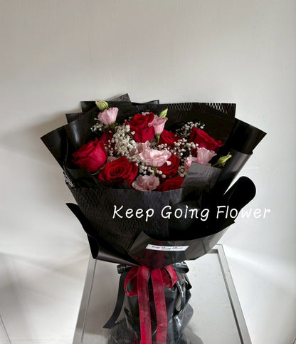 ▌FEPB-032 ▌鮮花-緋夜之吻精緻花束