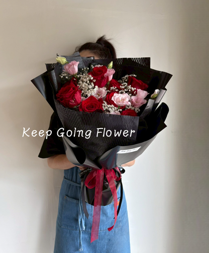 ▌FEPB-032 ▌鮮花-緋夜之吻精緻花束