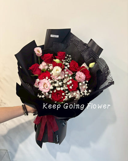 ▌FEPB-032 ▌鮮花-緋夜之吻精緻花束