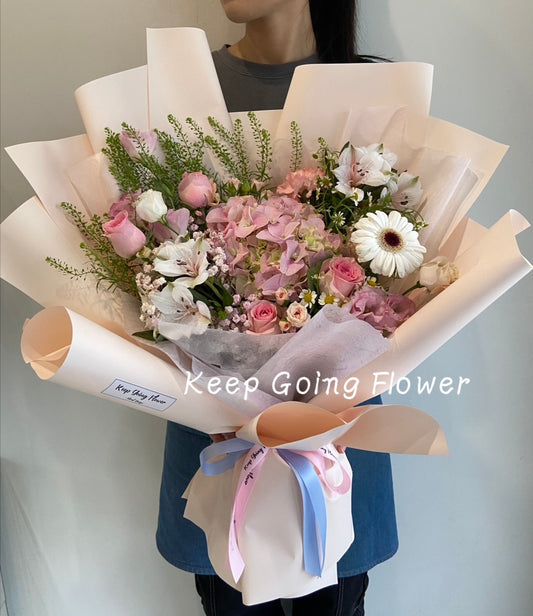 ▌FEPB-021 ▌鮮花-粉夢繡語精緻花束
